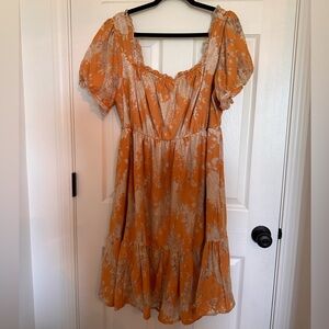 Torrid Two Toned Lace Babydoll Dress